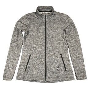 Nike Golf Full Zip Jacket Heathered Gray Women's Size L Athletic Outerwear